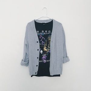 H&M Basic - Knit Grey Cardigan